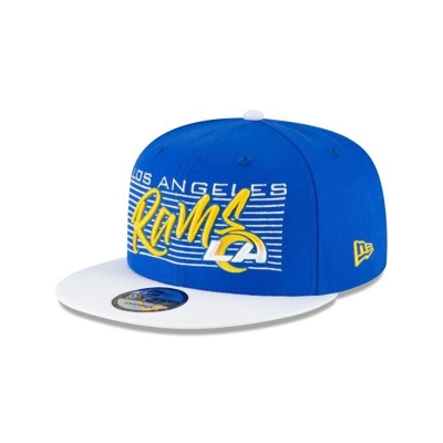 Sapca New Era Los Angeles Rams NFL Retro 9FIFTY Snapback - Albastri